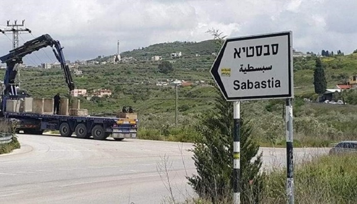 قوات الاحتلال تغلق مداخل سبسطية

