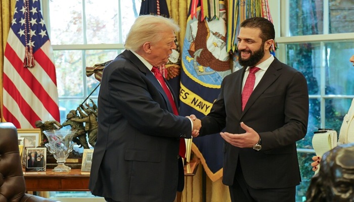 الشرع يعزي ترامب