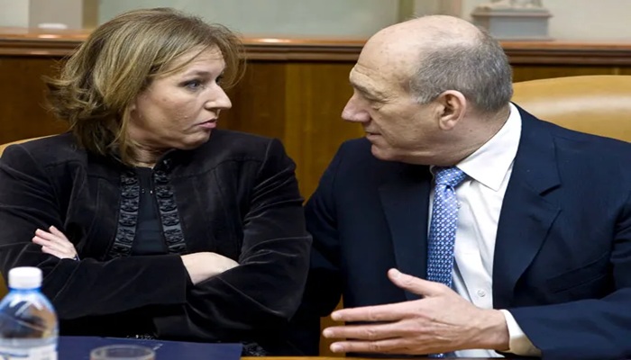 مؤسسات حقوقية تطالب كندا باعتقال أولمرت وليفني