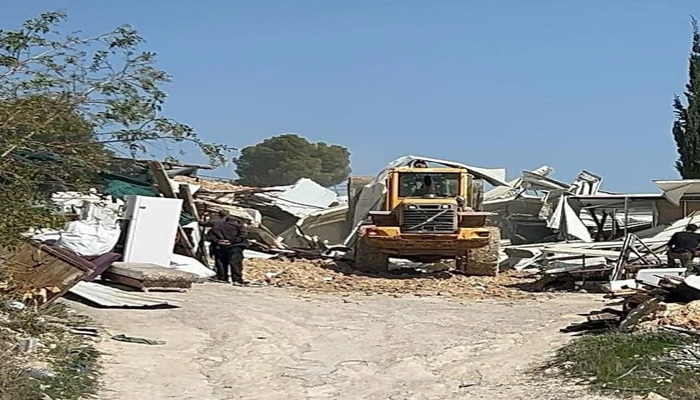 الاحتلال يهدم 4 منازل لأشقاء في جبل المكبر جنوب شرق القدس
