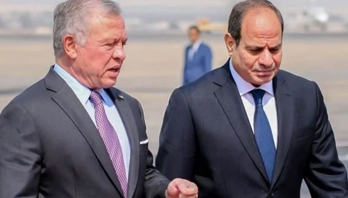 السيسي وملك الأردن