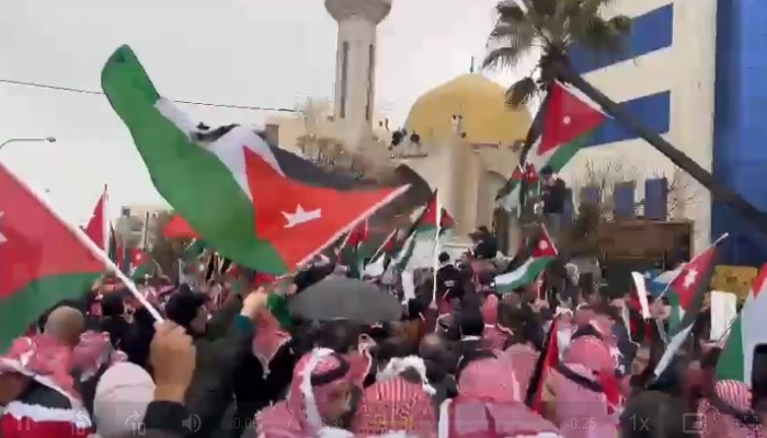 الأردن.. مسيرات شعبية