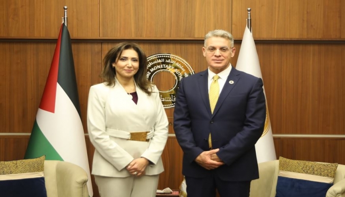 محافظ سلطة النقد يلتقي رئيس الجهاز المركزي للإحصاء الفلسطيني