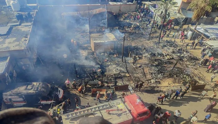مجزرة جديدة يرتكبها الاحتلال: 15 شهيدا بينهم 11 طفلا في قصف مصلى وعيادة طبية بمخيم جباليا
