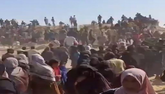 فوضى في مركز توزيع المساعدات برفح: فقدان السيطرة وتدخل عسكري إسرائيلي
