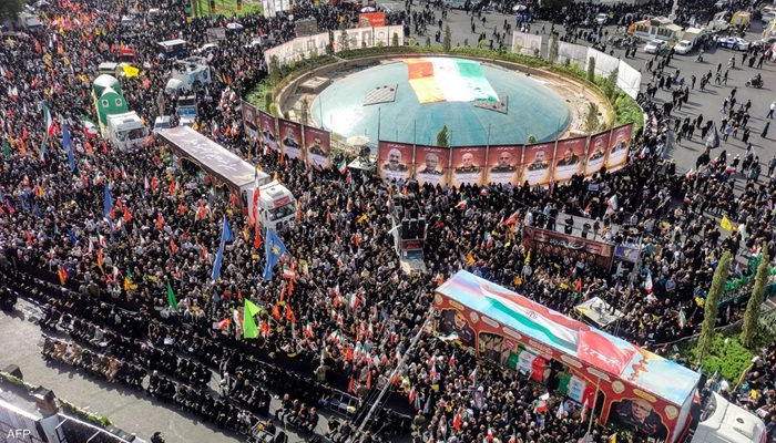تشييع قادة وعلماء إيرانيين استشهدوا في حرب الـ12 يوما