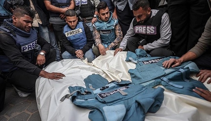 استشهاد 4 صحفيين في استهداف إسرائيلي لساحة المستشفى المعمداني بغزة

