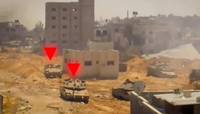 القسام: استهدفنا دبابة بعبوة شديدة الانفجار في حي الزيتون