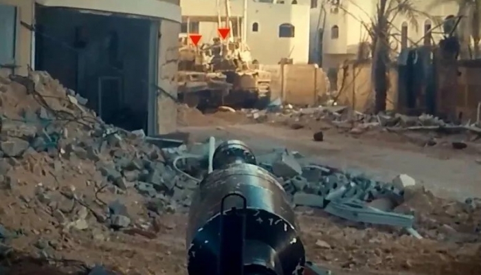 سرايا القدس تفجر آلية إسرائيلية بحي الزيتون شرقي غزة
