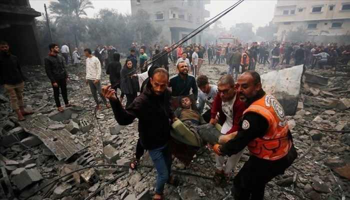 6 شهداء في قصف الاحتلال خيمة نازحين بمواصي خان يونس