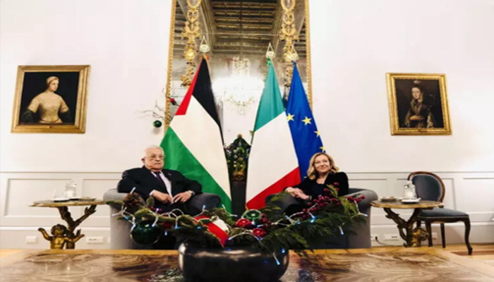 رئيسة وزراء إيطاليا تؤكد ضرورة العمل من أجل عملية سياسية تؤدي إلى سلام عادل ودائم في الشرق الأوسط من خلال حل الدولتين
