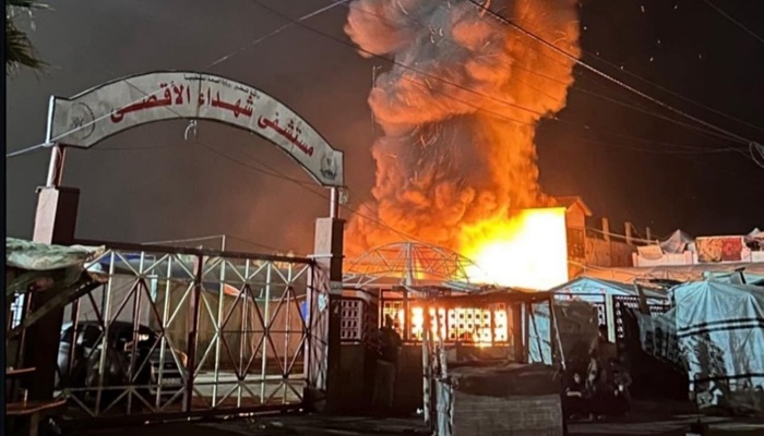 غزة: 14 استهدافا لمستشفى شهداء الأقصى منذ بدء العدوان