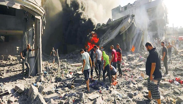 48 شهيدا في قطاع غزة منذ فجر اليوم

