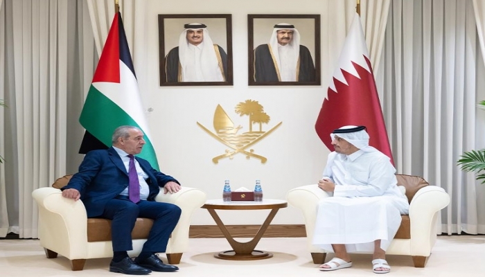 تفاصيل لقاء الشيخ برئيس الوزراء القطري