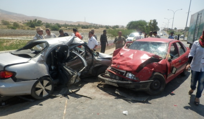 إصابة 14 مواطنا في حادثي سير منفصلين بطوباس ورام الله