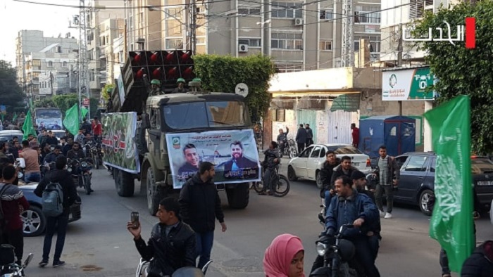 كتئاب القسام تنظم عرضاً عسكرياً في غزة (صور+فيديو)