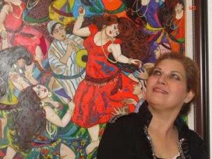 رحيل الفنانه التشكيلية